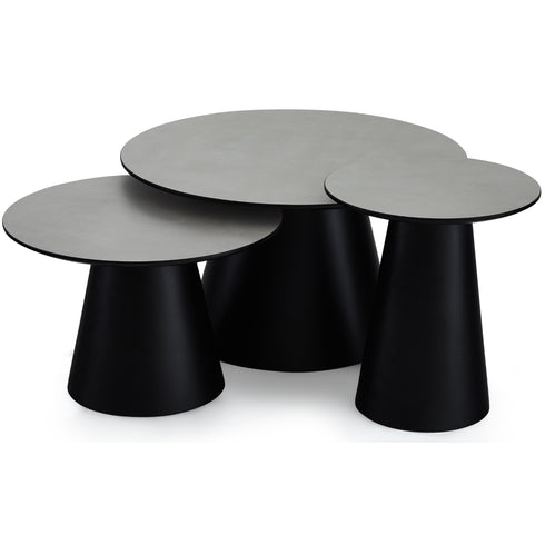 Round Coffee Table Tango ø80x40 - Light Grey